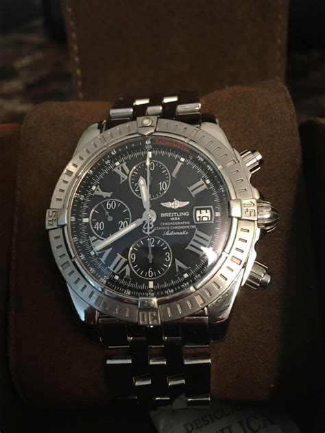 breitling 1984 chronometre certifie|breitling 1884 chronometre automatic watch.